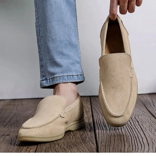 Mocasines de ante