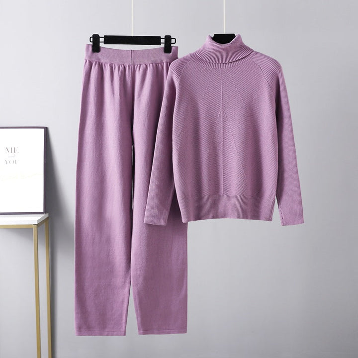 Varel | Completo due pezzi Lounge in maglia intrecciata