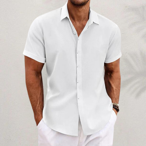 Camisa clásica de lino