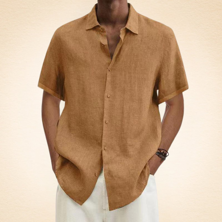 Camisa elegante de lino