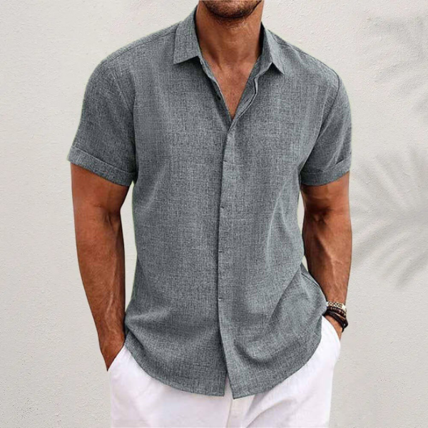 Camisa clásica de lino