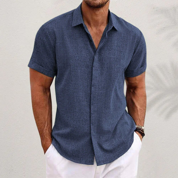 Camisa clásica de lino