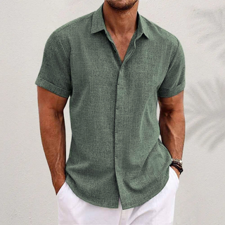 Camisa clásica de lino
