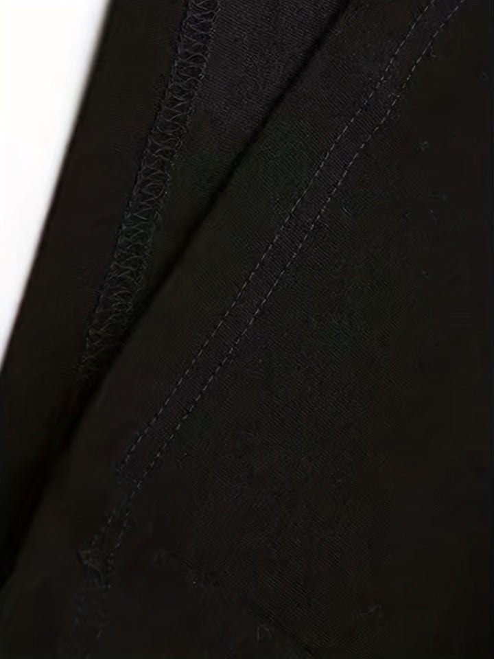 Camiseta elegante de cuello redondo con estampado gráfico