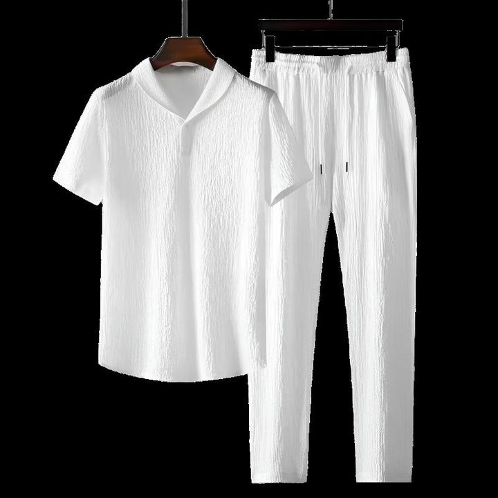 Polo y pantalones de algodón