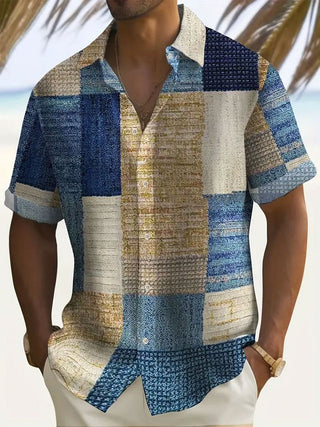 Camisa elegante de manga corta