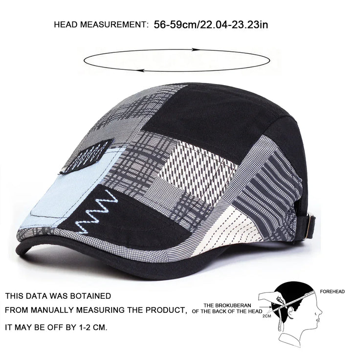 Gorra patchwork para hombre