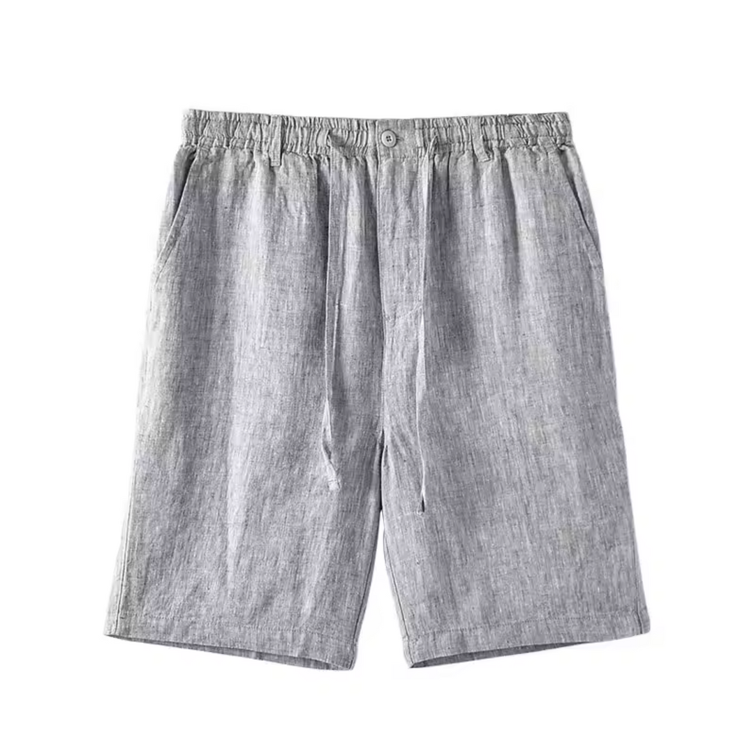 Pantalones cortos de lino