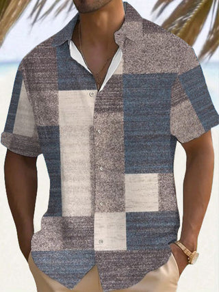 Camisa elegante de manga corta