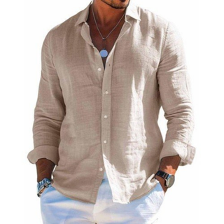 Camisa elegante de tejido transpirable