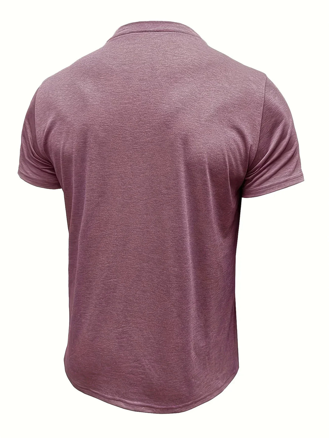 Camiseta elegante de cuello redondo con bolsillo