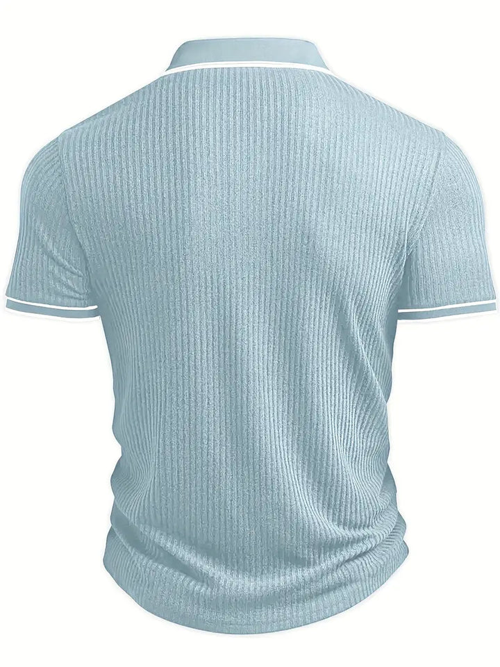 Polo elegante de manga corta