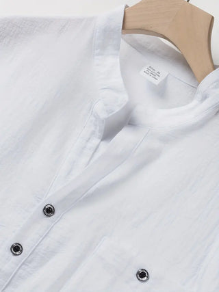 Camisa elegante de manga corta