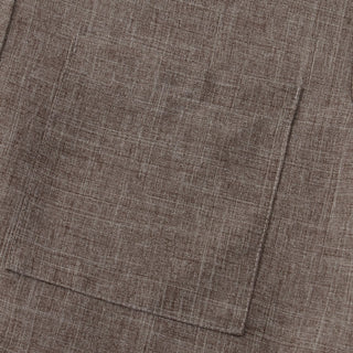 Camisa lisa de algodón con botones