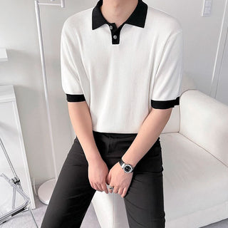Polo de mangas amplias para hombre