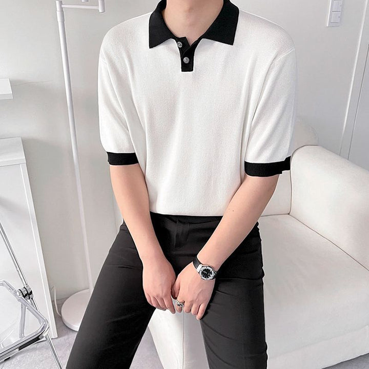 Polo de mangas amplias para hombre