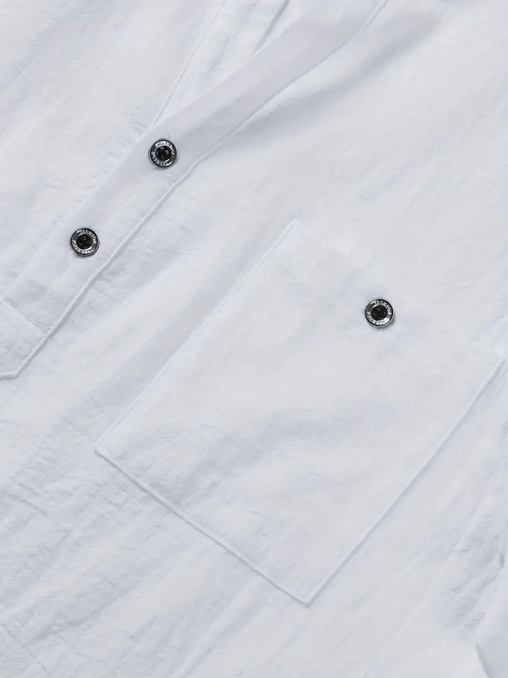 Camisa elegante de manga corta