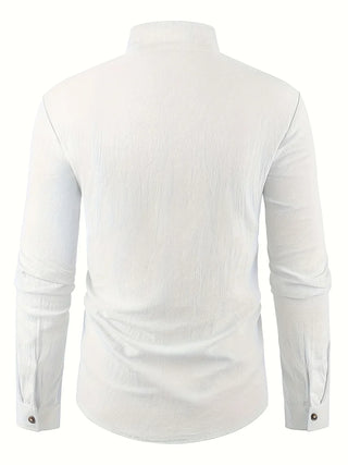 Camisa ligera de algodón de manga larga
