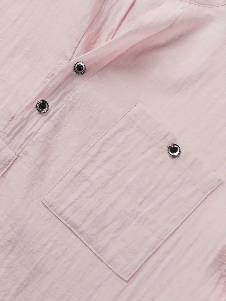 Camisa elegante de manga corta