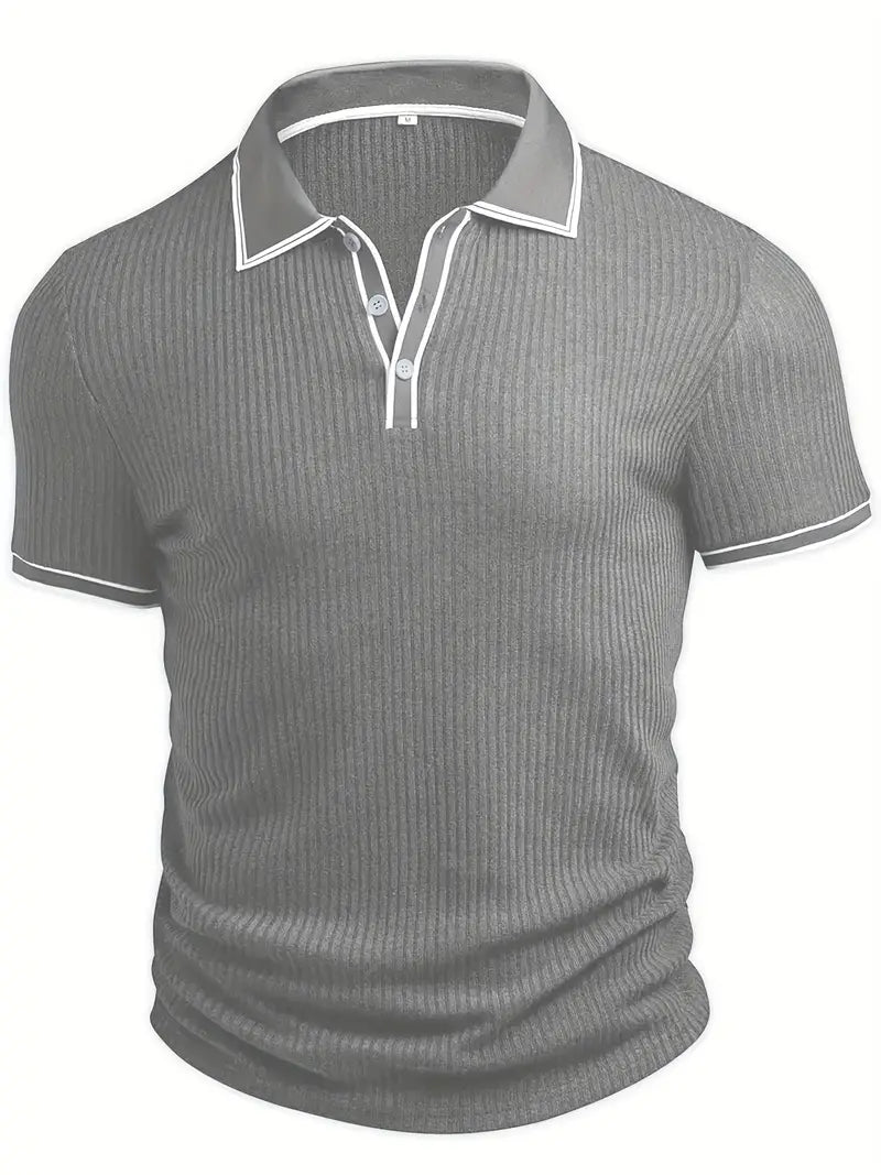 Polo elegante de manga corta