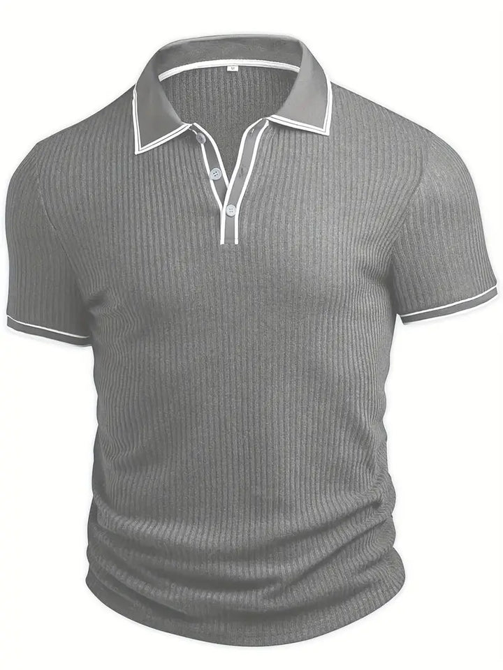 Polo elegante de manga corta