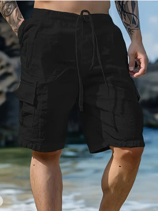 Pantalones cortos transpirables con cintura elástica
