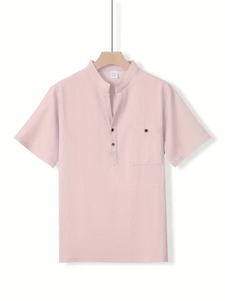 Camisa elegante de manga corta