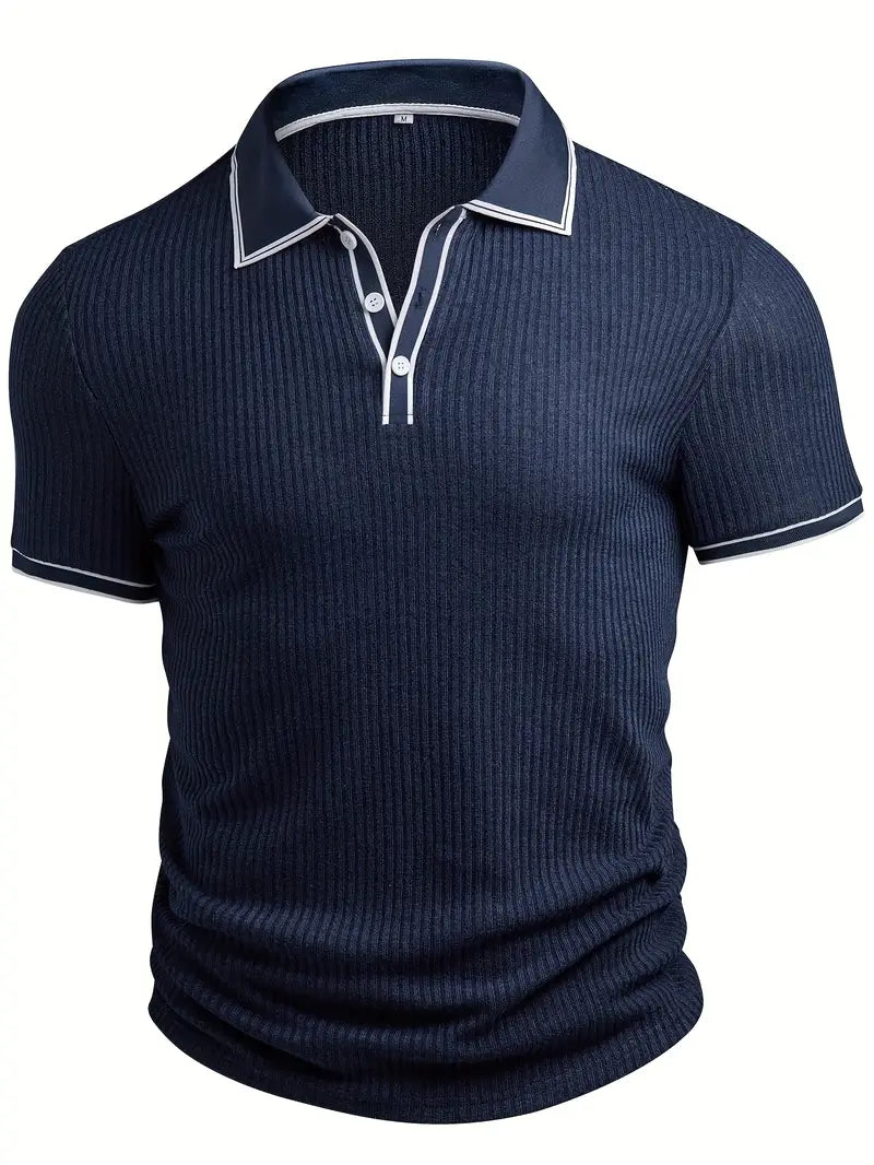 Polo elegante de manga corta