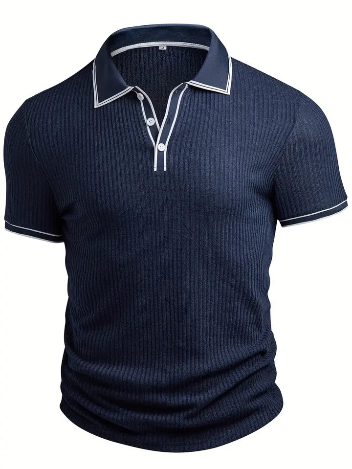 Polo elegante de manga corta