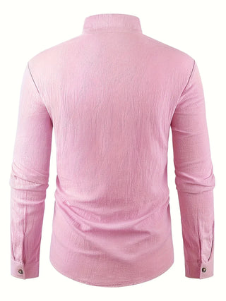 Camisa ligera de algodón de manga larga