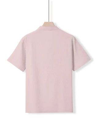 Camisa elegante de manga corta