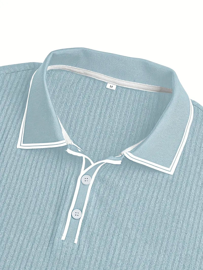 Polo elegante de manga corta