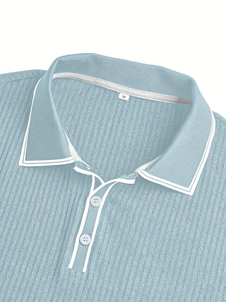 Polo elegante de manga corta