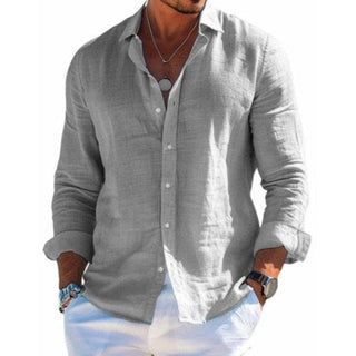 Camisa elegante de tejido transpirable