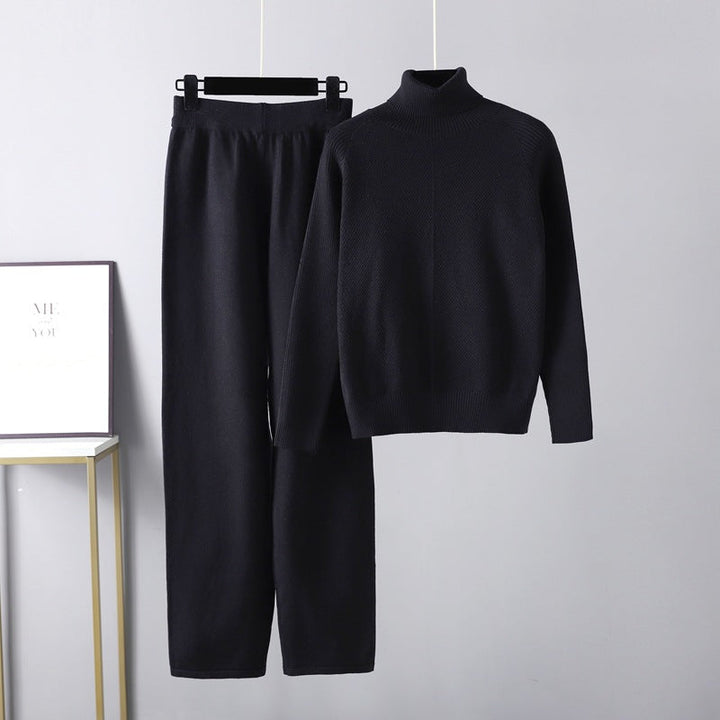 Varel | Completo due pezzi Lounge in maglia intrecciata